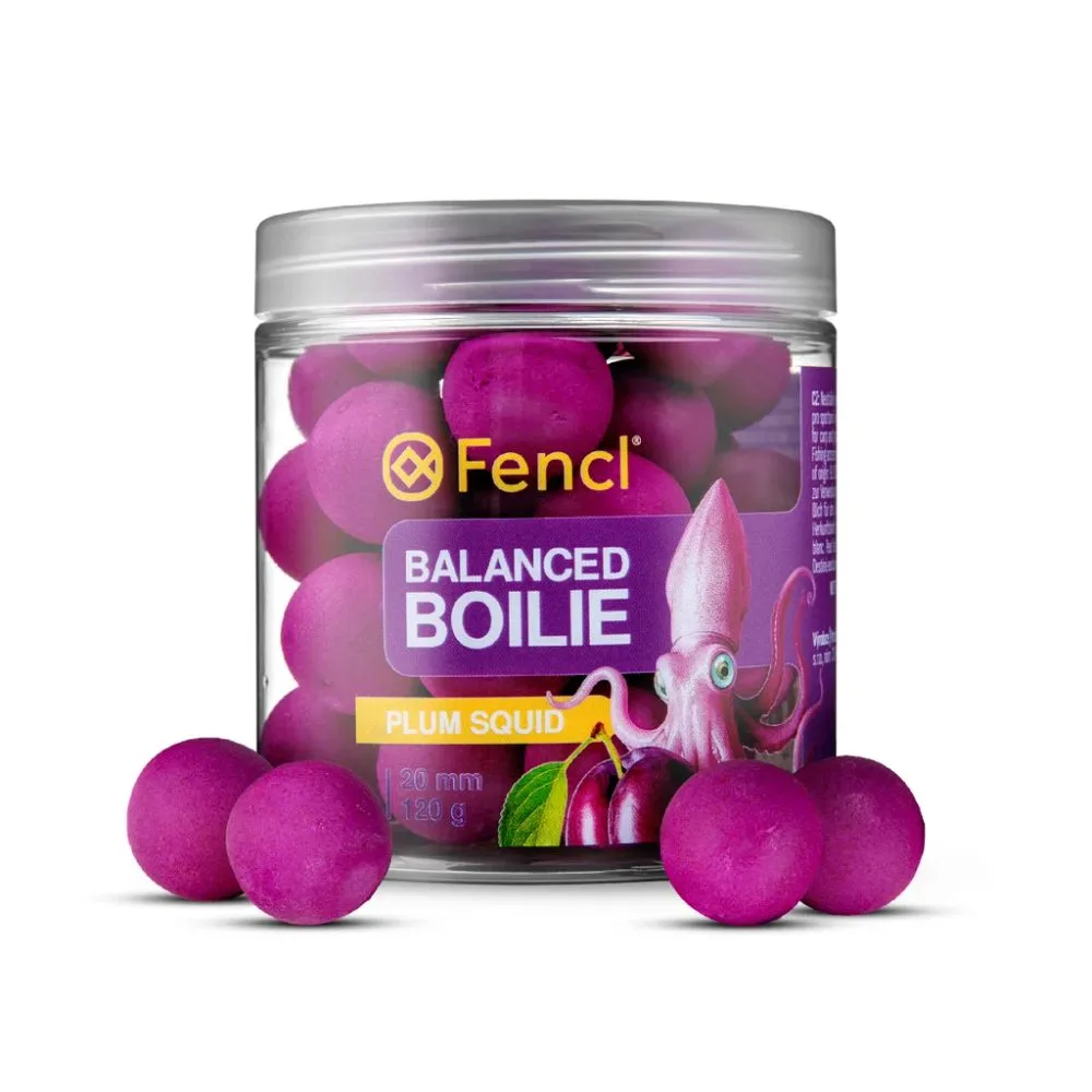 Fencl Balanced Boilie Plum Squid 120g - 20mm