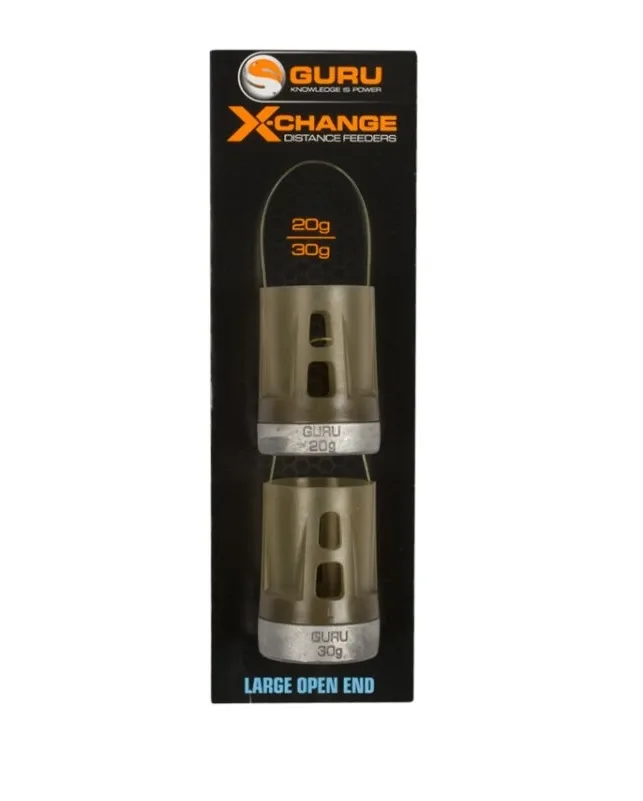 Guru Krmítko X-Change Distance Open End Feeder Hmotnost: 20g+30g, Velikost: Large