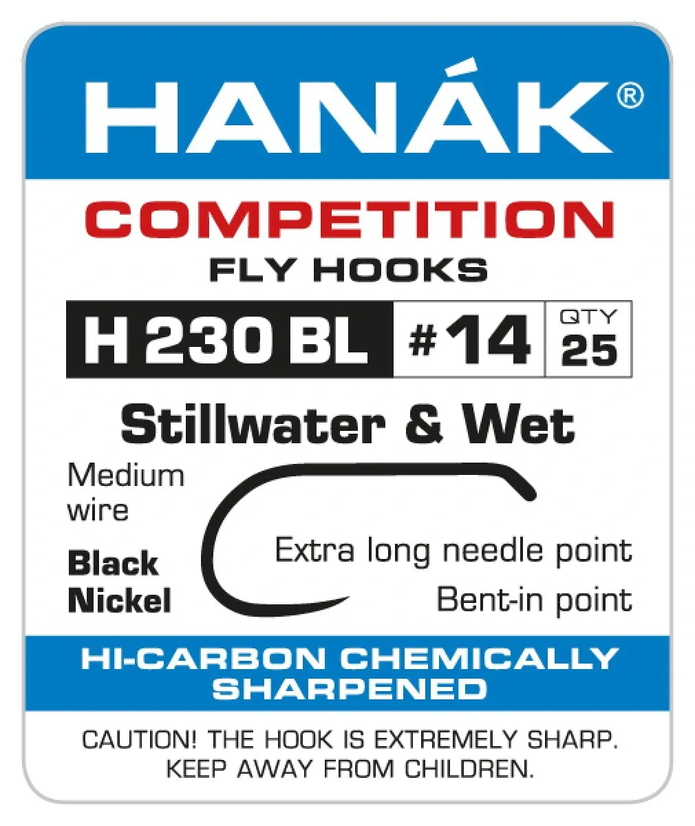 Hanák Competition Hanák Háčky H 230 BL Velikost háčku: #18