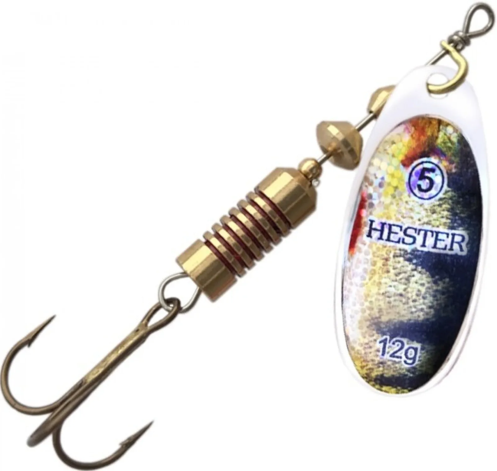 Hester Fishing Třpytka Okoun Hmotnost: 6g, Velikost: #3