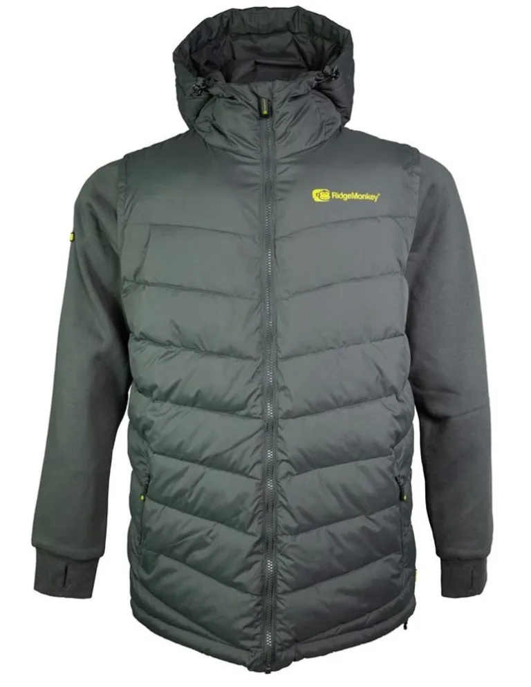 RidgeMonkey rybářská bunda APEarel ThermaPro Hybrid Coat Green - XL