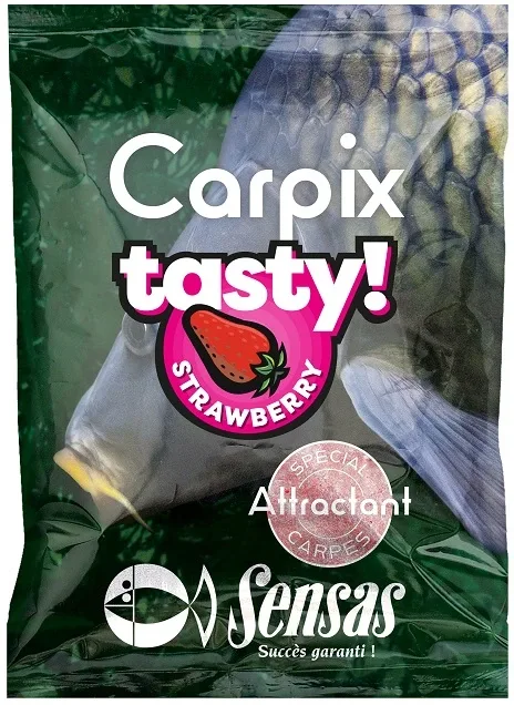 Sensas Posilovač Powder Carp Tasty 300g Příchuť: Jahoda