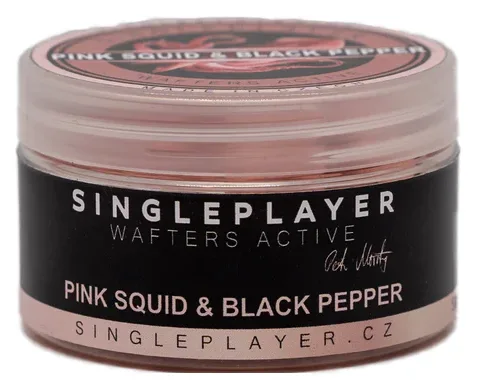 Singleplayer vyvážené boilie special edition wafters active pink squid & black pepper 50 g 12/16 mm
