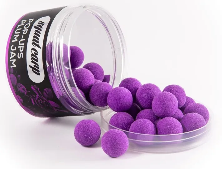 Squat carp plovoucí boilies pop-up plum jam 60 g - 12 mm