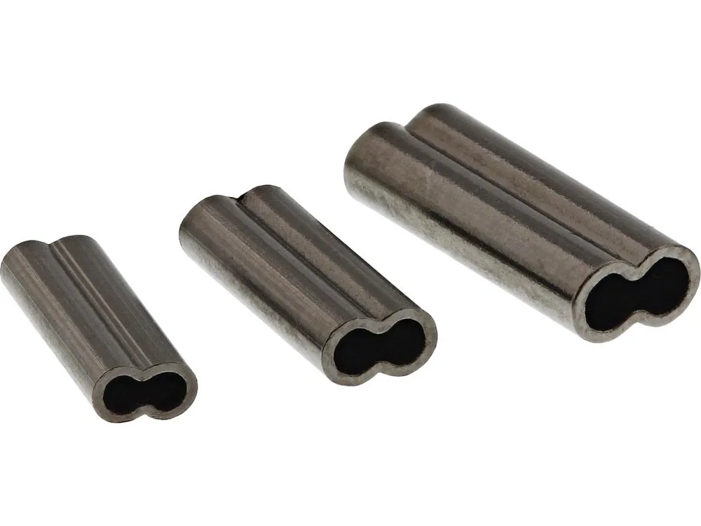 Westin Krimpovací svorky Double Wire Crimp Black Nickel 20ks - 1,5mm
