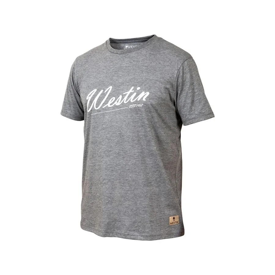 Westin Tričko Old School T-Shirt Grey Melange Velikost: L