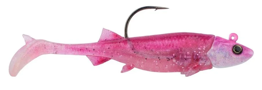 Berkley gumová nástraha powerbait minnotator pink shiner 2 ks - 5 cm 1,8 g