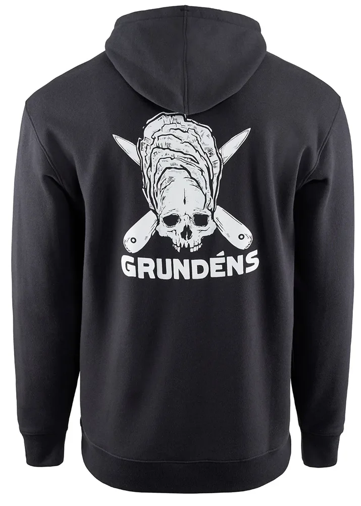 Grundéns mikina displacement dwr hoodie zero shucks black - xxl