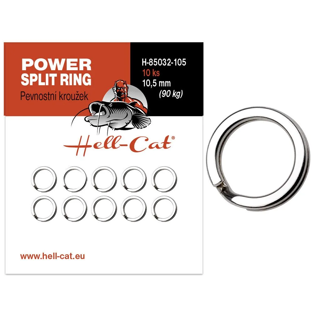 Hell-cat kroužek pevnostní power split ring 10 ks - 12 mm 110 kg