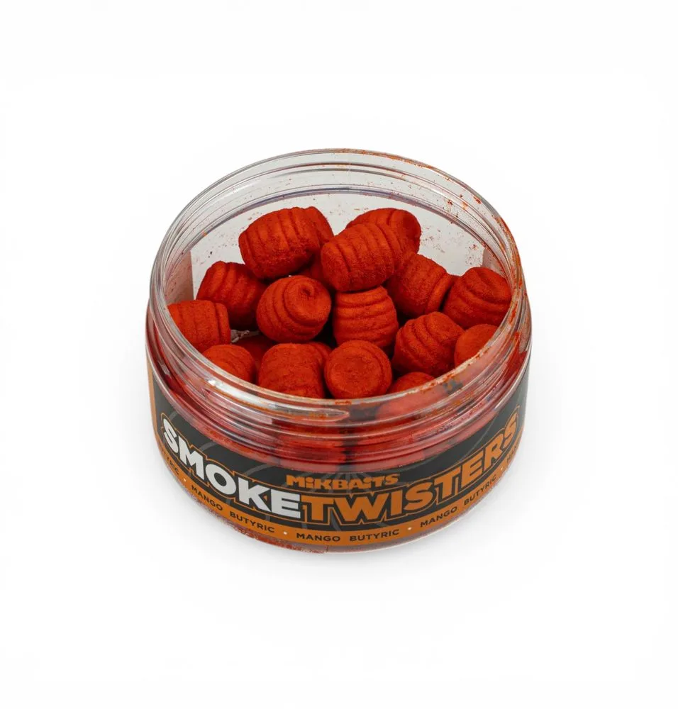 Mikbaits Boilies Smoke Twisters Barrel 12mm 100ml - Mango Butyric