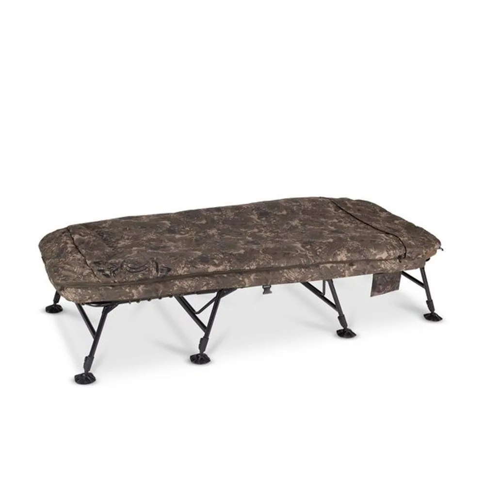 Nash Rybářské lehátko se spacákem MF60 Indulgence SS4 Wide 5 Season Sleep System Mk II