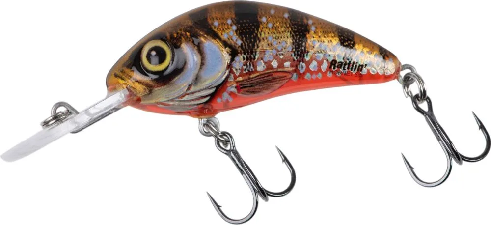 Salmo wobler rattlin hornet floating yellow holographic perch - 6,5 cm 20 g