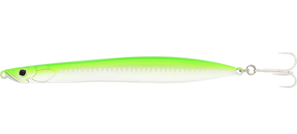 Westin pilker sandy fixed sbass chartrause diamond scales - 13 cm 32 g