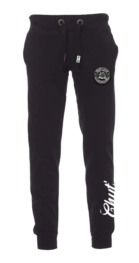 Chyť a pusť Rybářské Tepláky Style černé - S