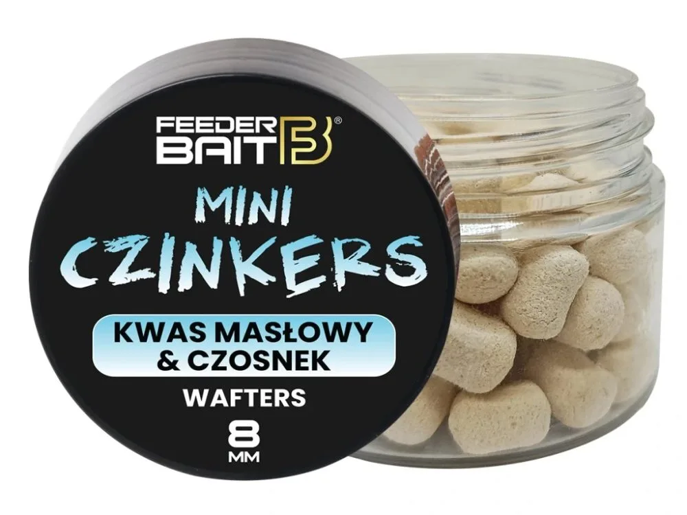 FeederBait Mini Czinkers Wafters 6x8mm 25ml - Česnek / Butyric acid