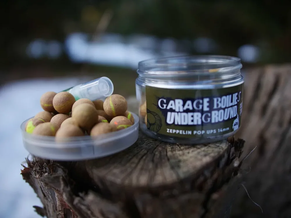 G.b.u. plovoucí boilies zeppelin pop ups belachan 40 g - 14 mm