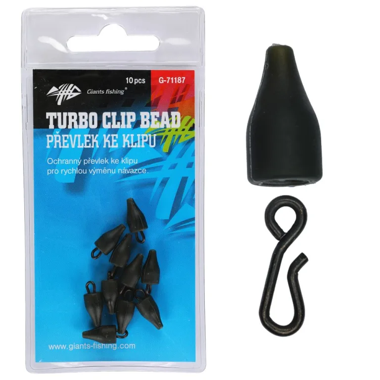 Giants fishing Rychlovýměnný klip s převlekem Turbo Beads 10ks