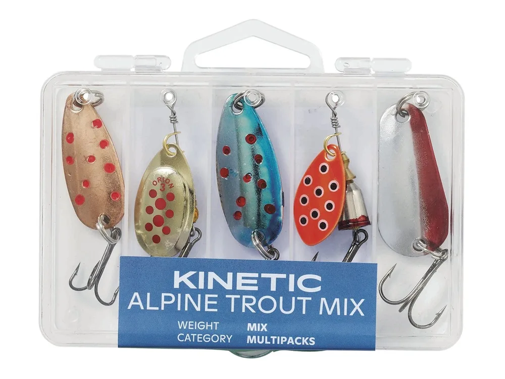 Kinetic set třpytek alpine trout mix 5 ks