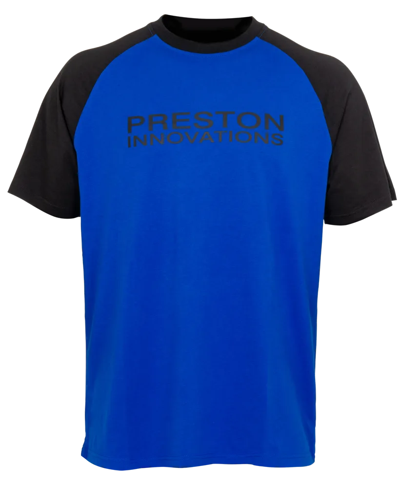 Preston innovations tričko lightweight blue raglan t-shirt - s