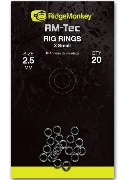 RidgeMonkey Kroužky Rig Rings Varianta: 2,5mm