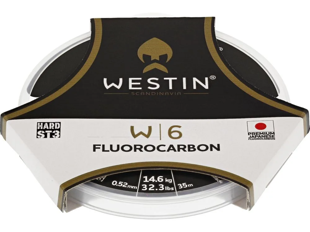 Westin fluorocarbon w6 st3 hard clear 35 m - 0,73 mm 29,1 kg