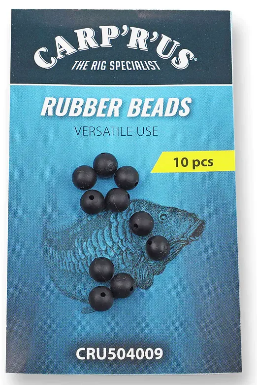 Carp´r´us gumové korálky rubber beads 6 mm 10 ks – Carp ´R´ Us