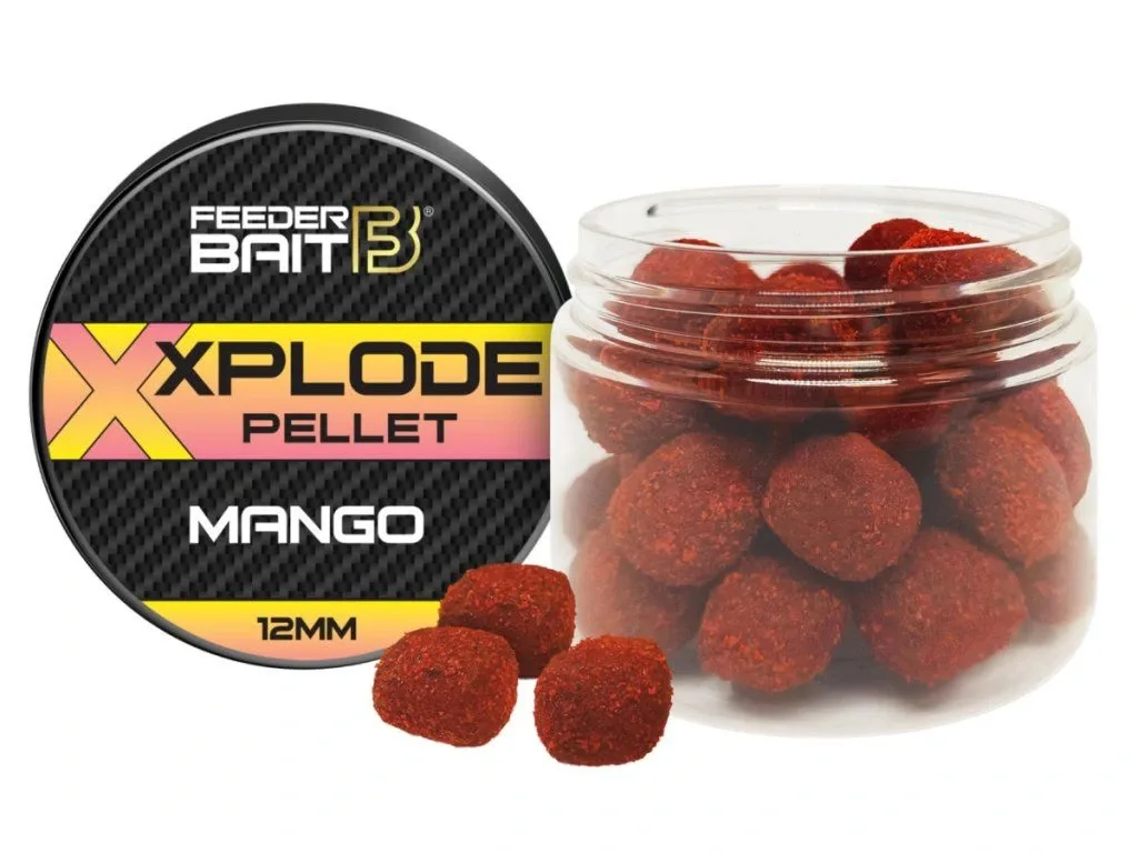 FeederBait Plovoucí Pelety Xplode Pop-Up Pellet 12mm Průměr: 12mm, Příchuť: Mango