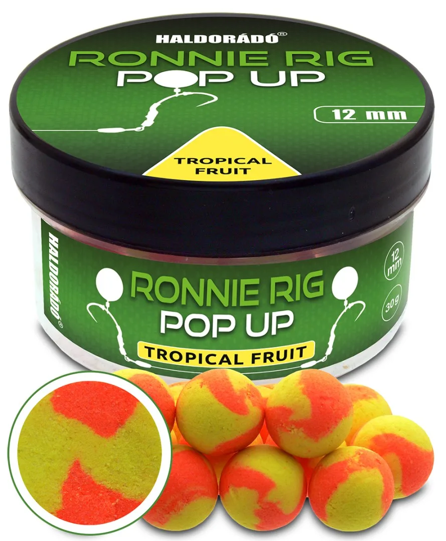 Haldorádó plovoucí boilie pop-up ronnie rig 30 g 12 mm - tropical fruit