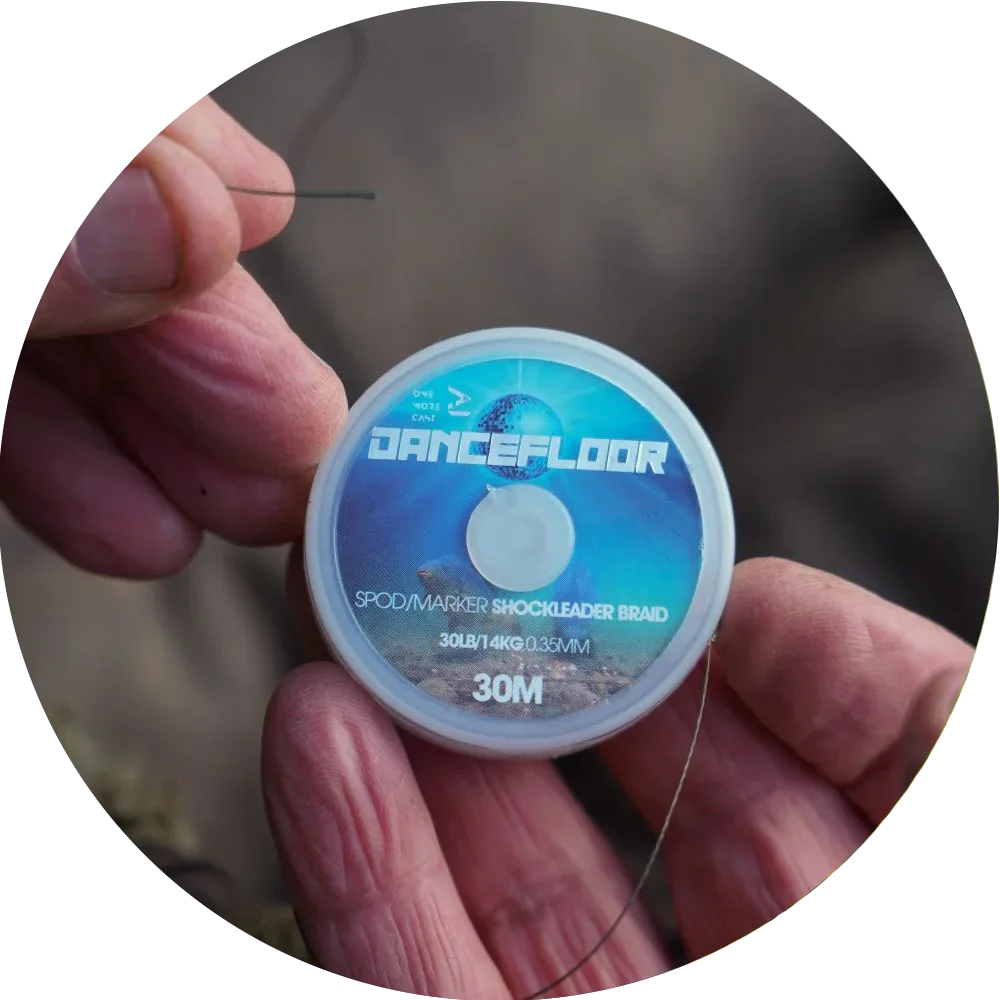 One more cast splétaná šňůra dancefloor spod/marker shockleader braid 30 m 0,35 mm 14 kg