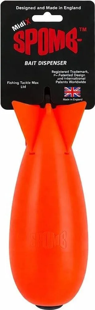 Spomb Zakrmovací raketa Exclusive Fluro Red Midi X
