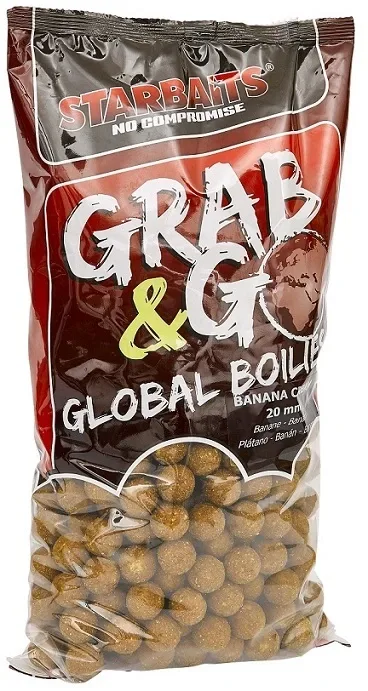 Starbaits Boilies G&G Global Banana Cream Hmotnost: 2,5kg, Průměr: 24mm