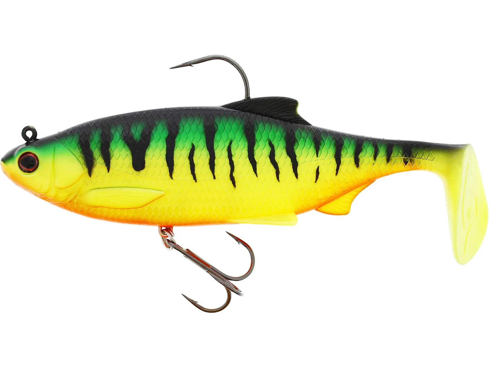 Westin Gumová Nástraha Ricky The Roach Shadtail R2F Firetiger Délka: 18cm, Hmotnost: 113g, Počet kusů: 1ks