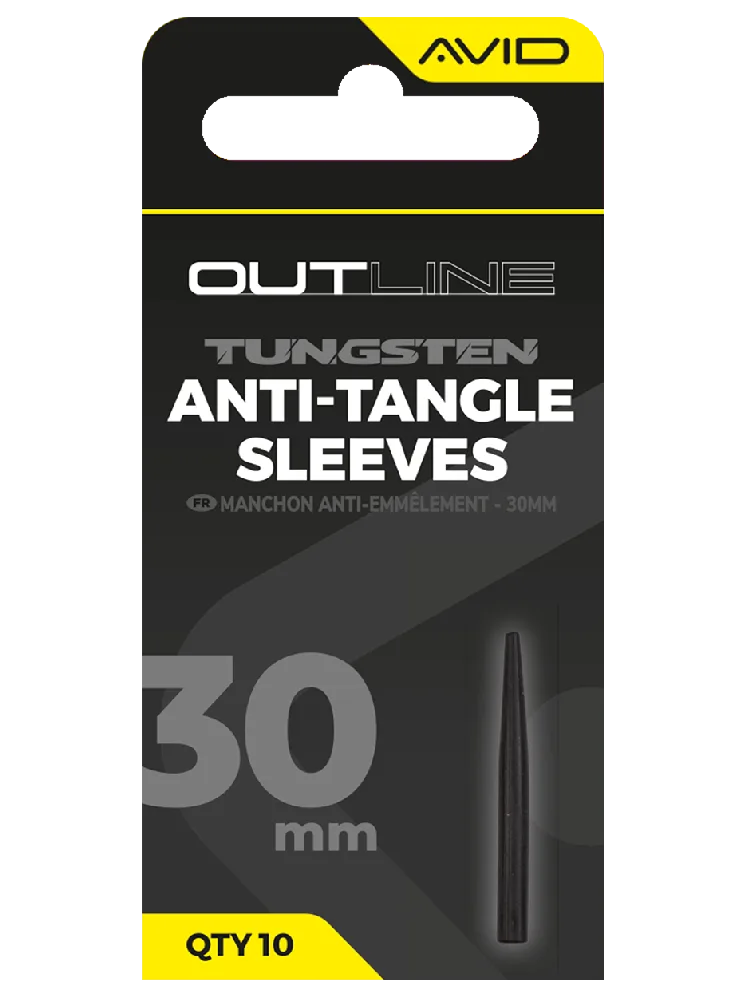 Avid carp převleky proti zamotání outline tungsten anti-tangle sleeve - 30 mm