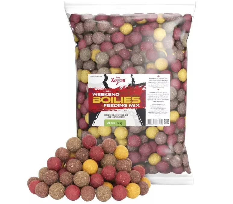 Carp zoom boilie weekend feeding mix fruit 20 mm 5 kg – CARPZOOM