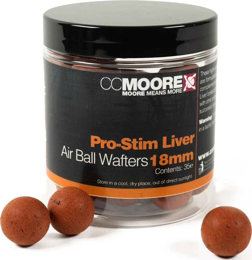 CC Moore Boilies Air Ball Wafters Pro-Stim Liver - 18mm 35ks