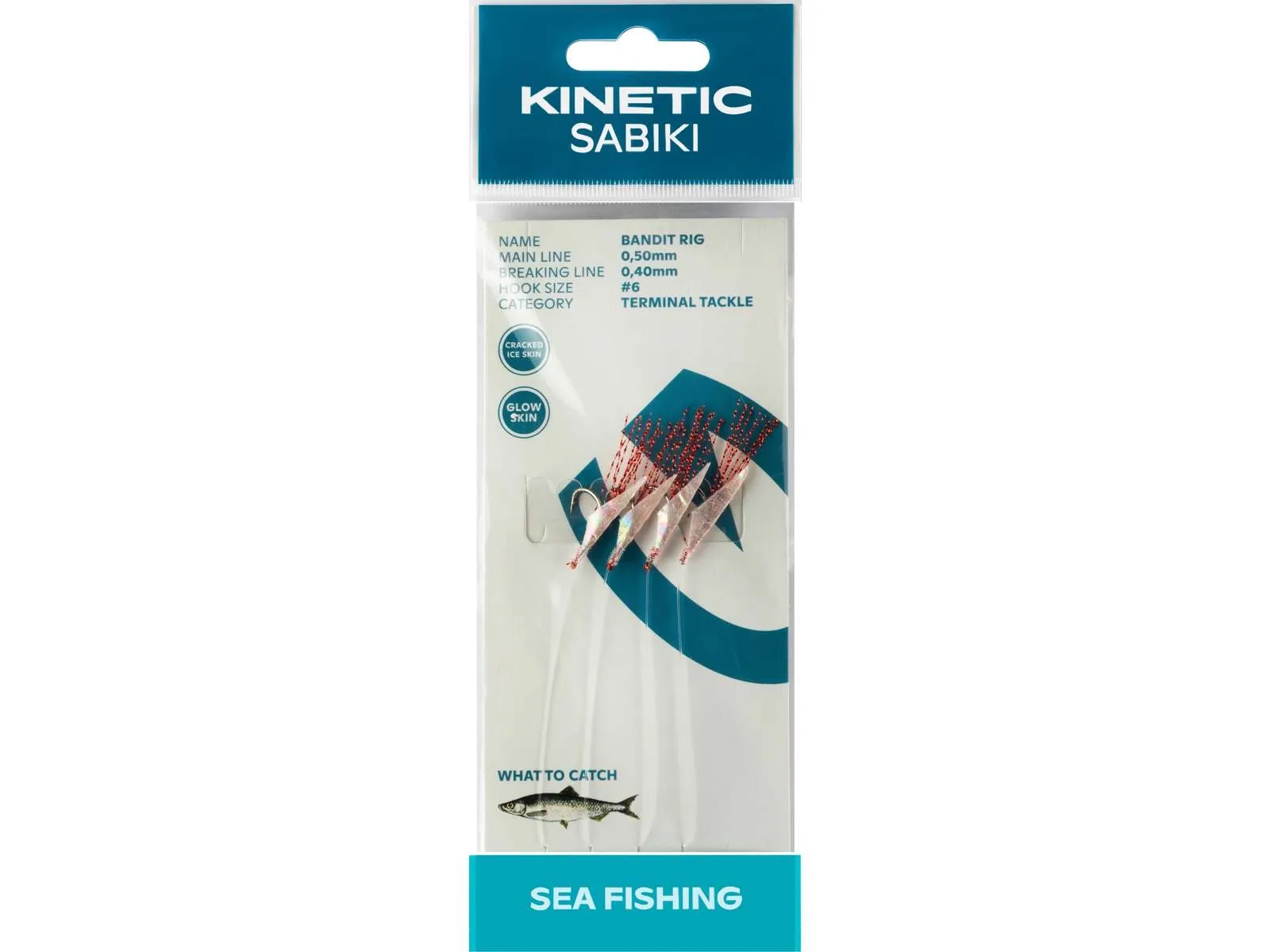 Kinetic Návazec Sabiki Bandit 4ks Barva: Skin/Copper Flash, Velikost háčku: #6