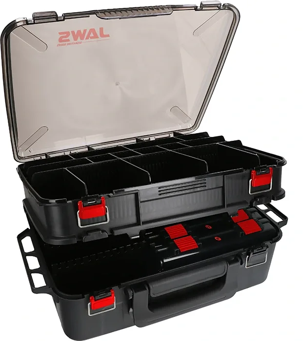 Mikado Kufr Box Two Compartment Jaws Black