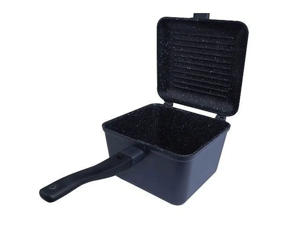 RidgeMonkey Pánev Connect Deep Pan and Griddle Granite Edition