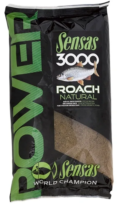 Sensas Krmení 3000 Power Roach Natural Plotice 1kg