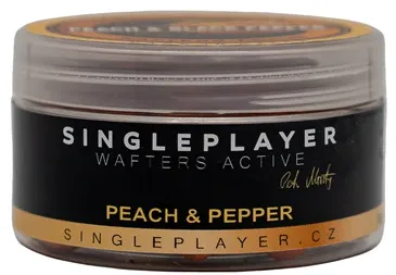 Singleplayer vyvážené boilie special edition wafters active peach & pepper 50 g 12/16 mm