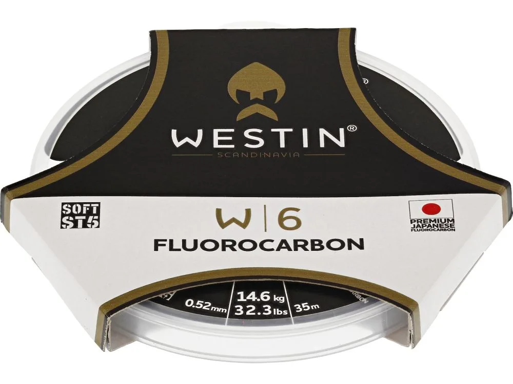 Westin fluorocarbon w6 st5 soft clear 35 m - 0,73 mm 27,7 kg
