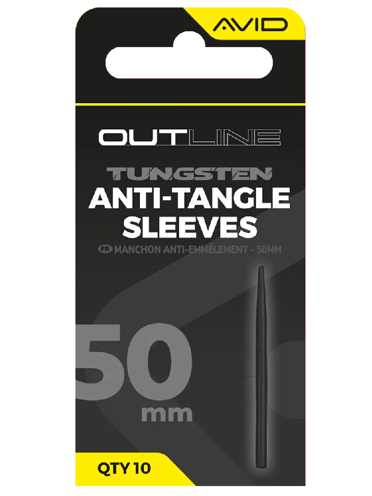 Avid carp převleky proti zamotání outline tungsten anti-tangle sleeve - 50 mm