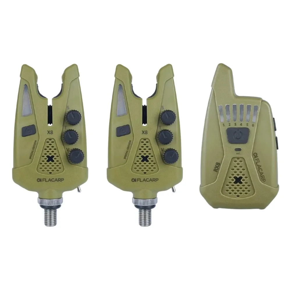 Flacarp sada signalizátorů x8+rx8 2+1 speciální barevná edice - khaki