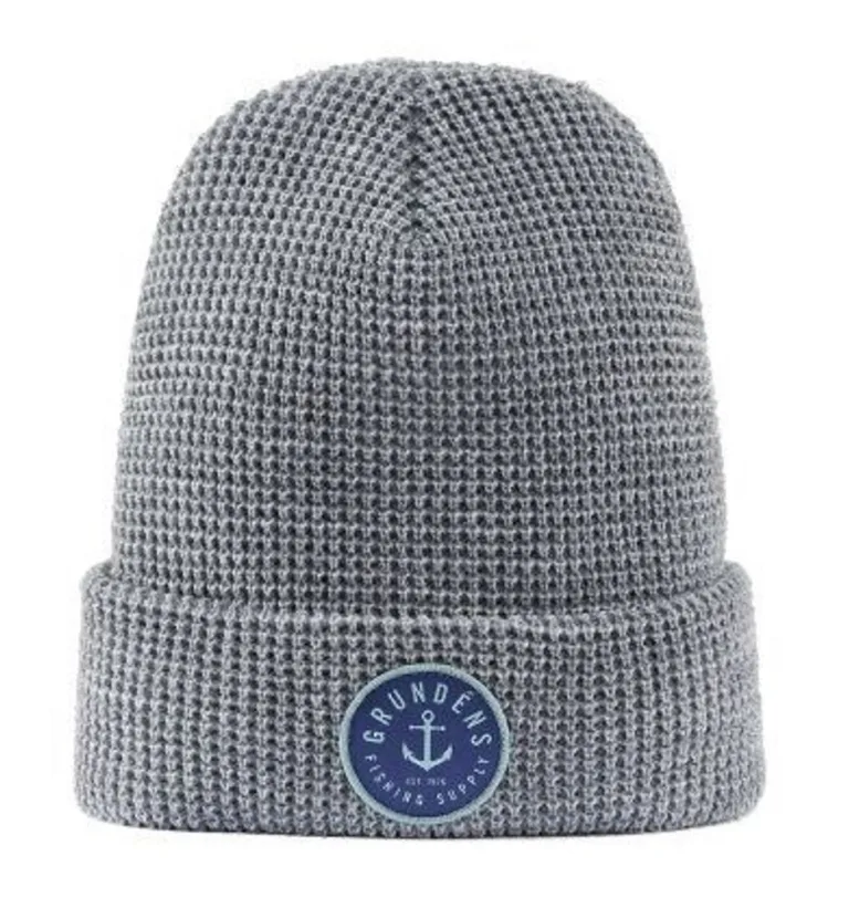 Grundéns Čepice Anchor Waffle Beanie Athletic Heather O/S