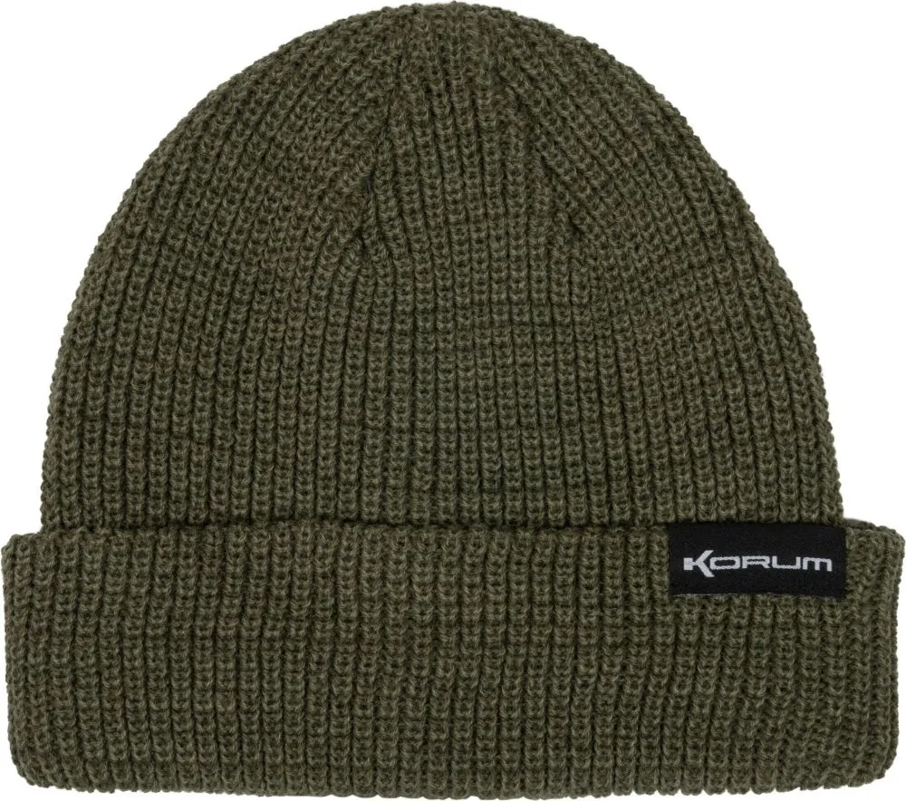 Korum zimní čepice chunky beanie green