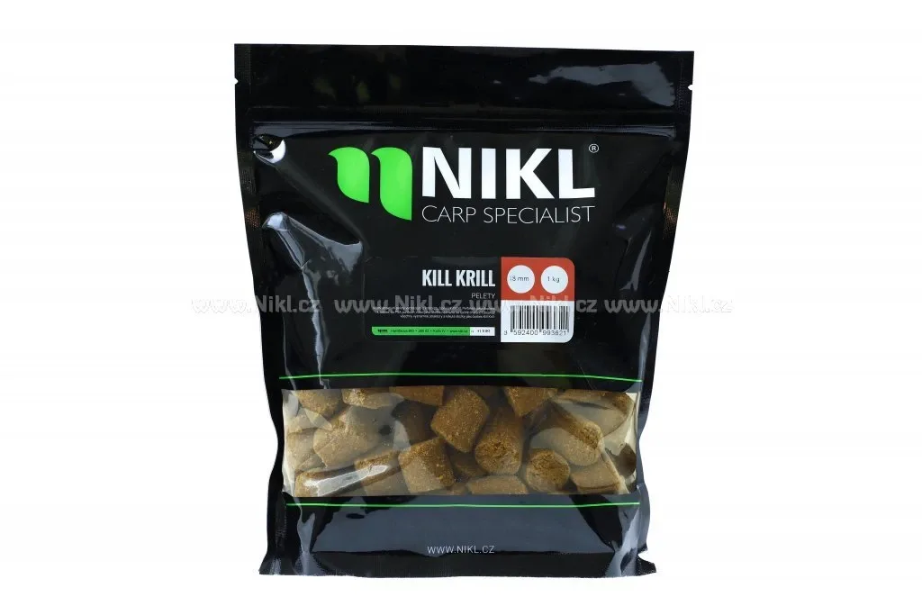 Nikl Pelety Kill Krill Hmotnost: 1kg, Průměr: 3mm