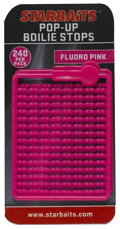Starbaits Zarážky Bait Stopper Pop UP Fluo 240ks Barva: fluo růžová