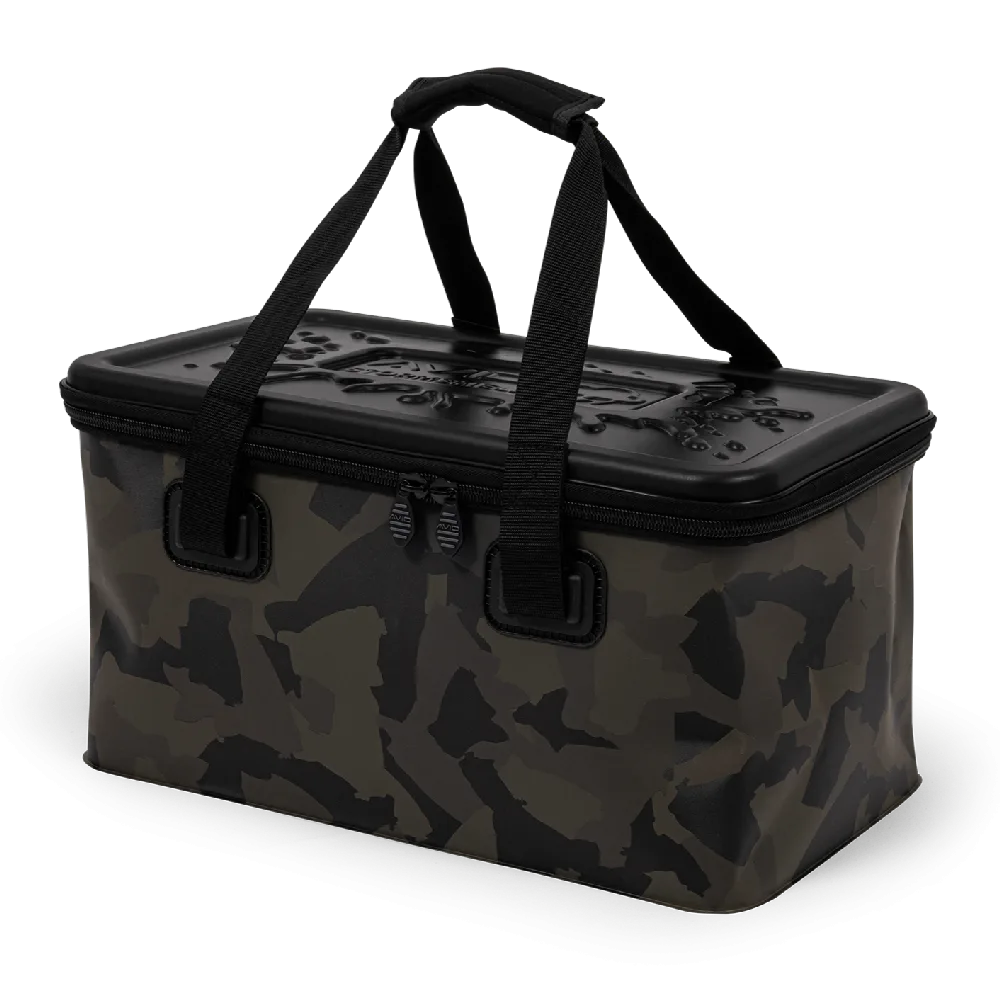 Avid carp taška stormshield camo eva carryall - 40 l (50×30×27,5 cm)