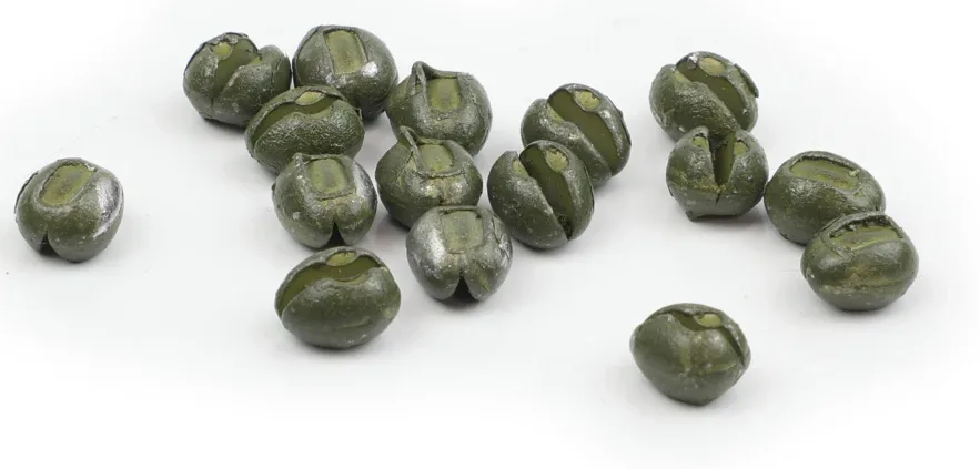 Carp´r´us zátěžové broky camo shotz green 15 g - 1,2 g – Carp ´R´ Us