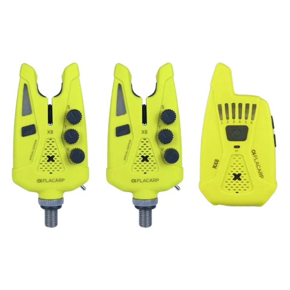 Flacarp sada signalizátorů x8+rx8 2+1 speciální barevná edice - žlutá